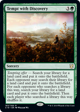 Tempt with Discovery (Commander 2019) Near Mint