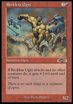 Reckless Ogre (Exodus) Medium Play