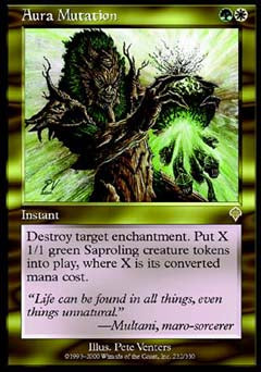 Aura Mutation (Invasion) Near Mint Foil