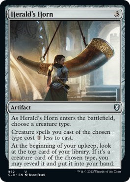 Herald's Horn (Commander Legends: Battle for Baldur's Gate) Near Mint