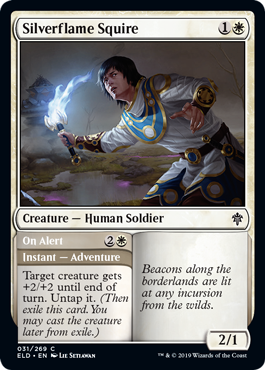 Silverflame Squire (Throne of Eldraine) Medium Play