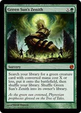 Green Sun's Zenith (From the Vault: Twenty) Near Mint Foil