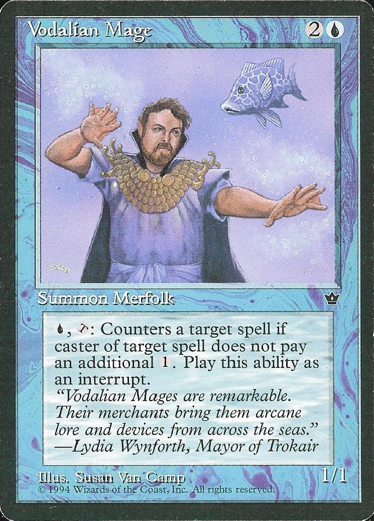 Vodalian Mage (3) (Fallen Empires) Medium Play