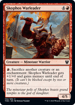 Skophos Warleader (Theros Beyond Death) Medium Play