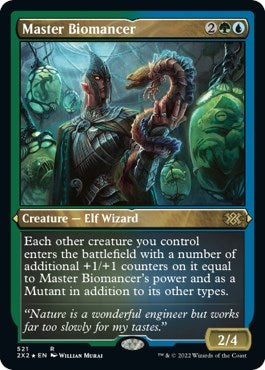 Master Biomancer (Foil Etched) (Double Masters 2022) Near Mint Foil