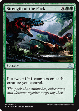 Strength of the Pack (Rivals of Ixalan) Near Mint