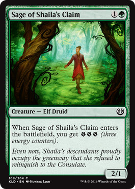 Sage of Shaila's Claim (Kaladesh) Medium Play