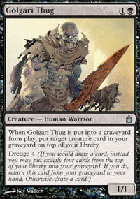 Golgari Thug (Ravnica) Medium Play Foil