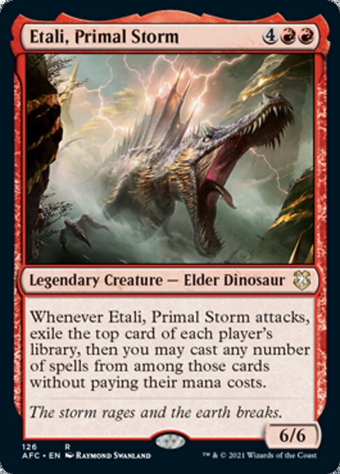 Etali, Primal Storm (Commander 2021 Forgotten Realms) Near Mint
