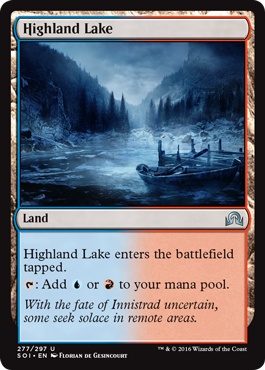 Highland Lake (Shadows Over Innistrad) Medium Play