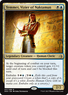 Temmet, Vizier of Naktamun (Amonkhet) Near Mint