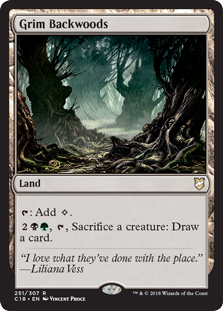 Grim Backwoods (Commander 2018) Light Play