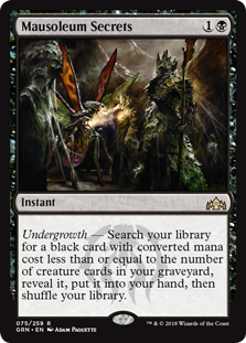 Mausoleum Secrets (Guilds of Ravnica) Near Mint Foil