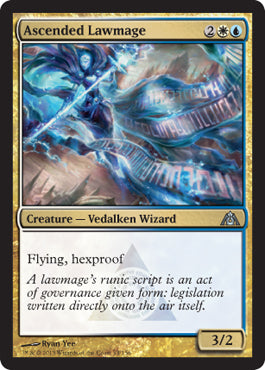 Ascended Lawmage (Dragon's Maze) Light Play Foil