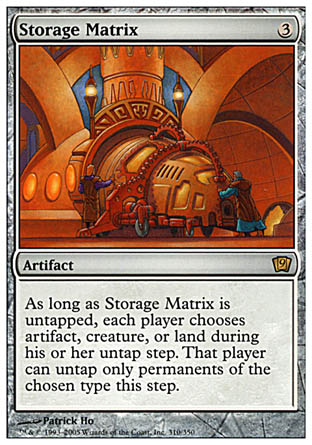 Storage Matrix (9th Edition) Heavy Play Foil