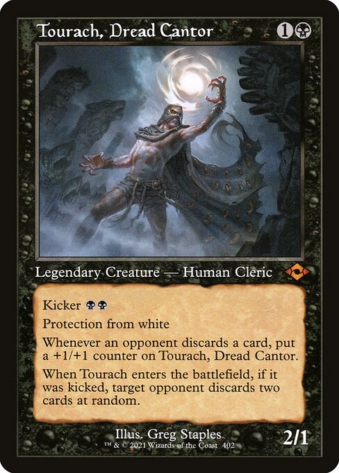 Tourach, Dread Cantor (Retro Frame) (Foil Etched) (Modern Horizons 2) Near Mint Foil