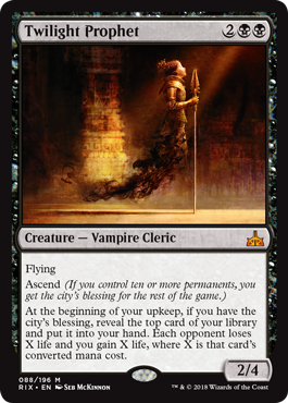 Twilight Prophet (Rivals of Ixalan) Light Play