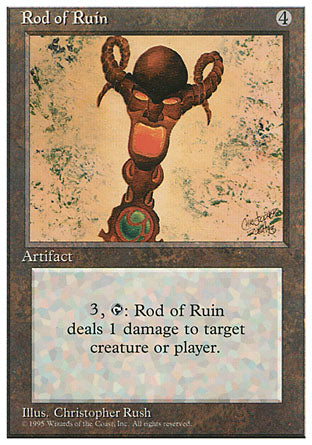 Rod of Ruin (4th Edition) Medium Play