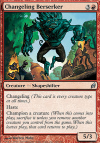 Changeling Berserker (Lorwyn) Medium Play Foil