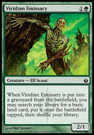 Viridian Emissary (Mirrodin Besieged) Medium Play