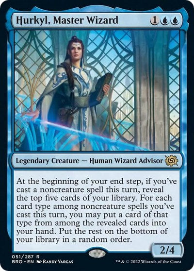 Hurkyl, Master Wizard (The Brothers' War) Near Mint Foil