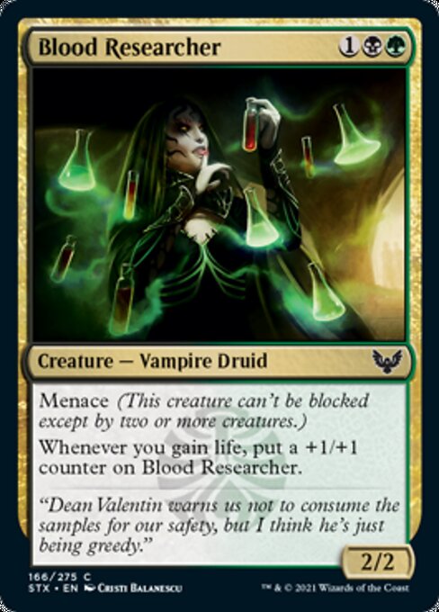 Blood Researcher (Strixhaven) Light Play Foil
