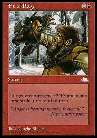 Fit of Rage (Weatherlight) Medium Play