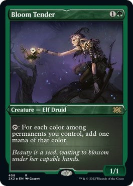 Bloom Tender (Foil Etched) (Double Masters 2022) Light Play Foil