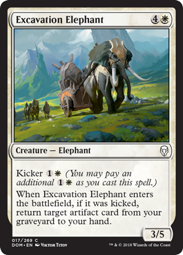 Excavation Elephant (Dominaria) Near Mint