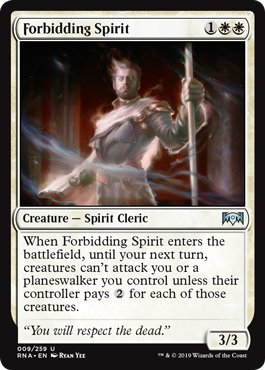 Forbidding Spirit (Ravnica Allegiance) Near Mint