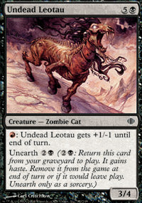 Undead Leotau (Shards of Alara) Medium Play Foil
