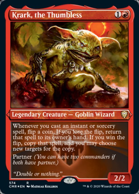 Krark, the Thumbless (Foil Etched) (Commander Legends) Near Mint Foil