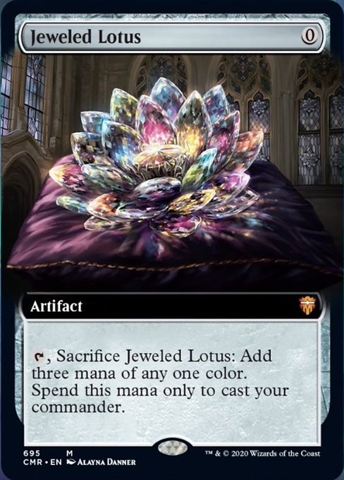 Jeweled Lotus (Extended Art) (Commander Legends) Near Mint