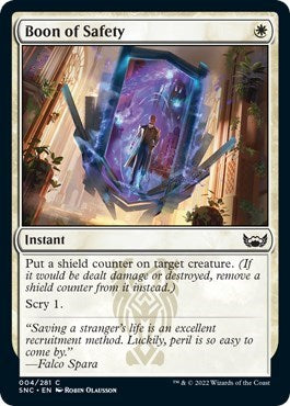 Boon of Safety (Streets of New Capenna) Near Mint