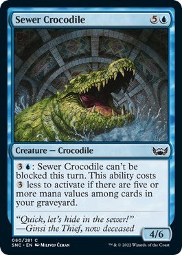 Sewer Crocodile (Streets of New Capenna) Near Mint