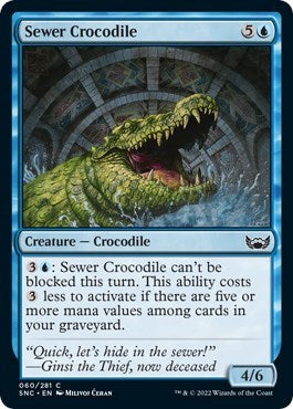 Sewer Crocodile (Streets of New Capenna) Near Mint Foil