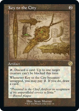 Key to the City (Schematic) (The Brothers' War: Retro Frame Artifacts) Near Mint