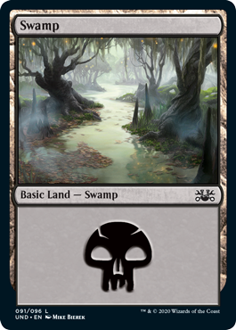 Swamp (91) (Unsanctioned) Light Play