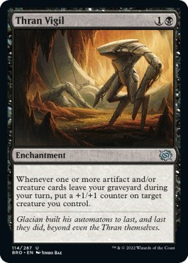 Thran Vigil (The Brothers' War) Near Mint Foil