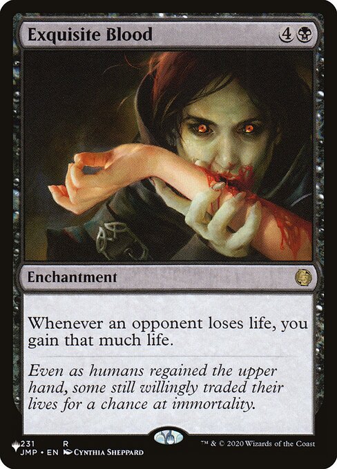 Exquisite Blood (The List) Medium Play