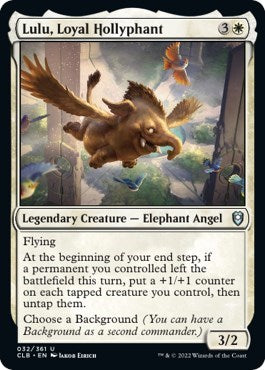 Lulu, Loyal Hollyphant (Commander Legends: Battle for Baldur's Gate) Near Mint