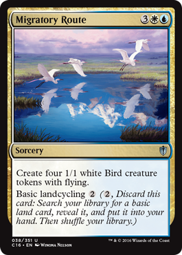 Migratory Route (Commander 2016 Edition) Light Play