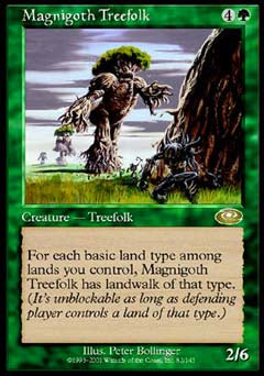 Magnigoth Treefolk (Planeshift) Near Mint