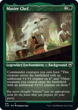 Master Chef (Etched Foil) (Commander Legends: Battle for Baldur's Gate) Light Play Foil