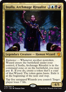 Inalla, Archmage Ritualist (Commander 2017) Near Mint Foil