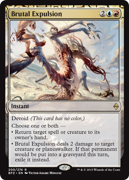 Brutal Expulsion (Battle for Zendikar) Medium Play