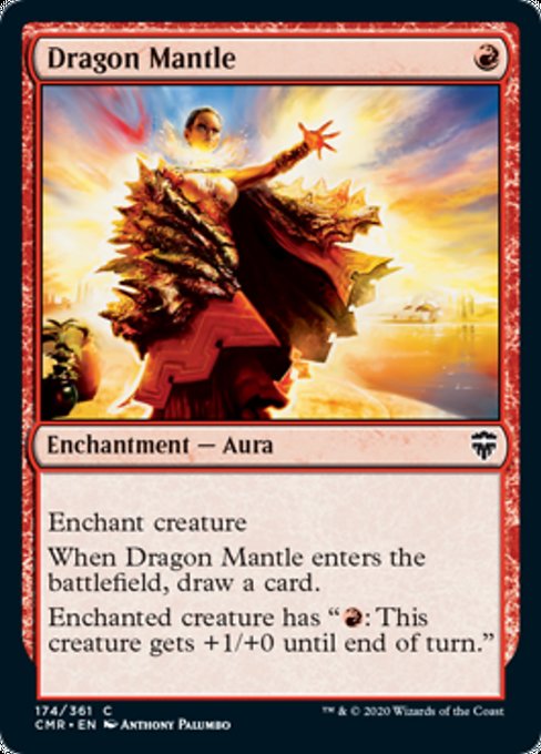 Dragon Mantle (Commander Legends) Medium Play Foil