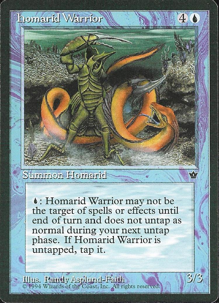 Homarid Warrior (1) (Fallen Empires) Medium Play