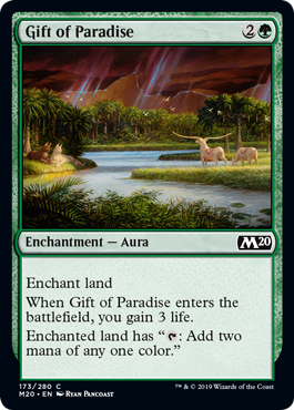 Gift of Paradise (Magic 2020 Core Set) Near Mint