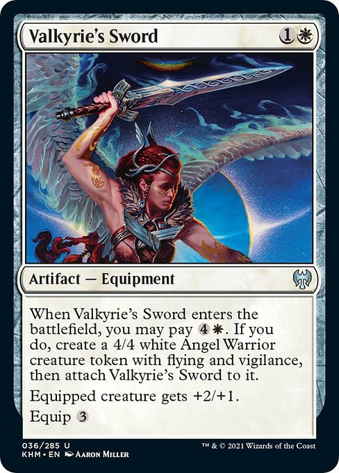 Valkyrie's Sword (Kaldheim) Near Mint Foil